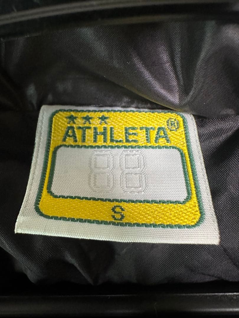 ATHLETA ブラック ダウンベンチコート S