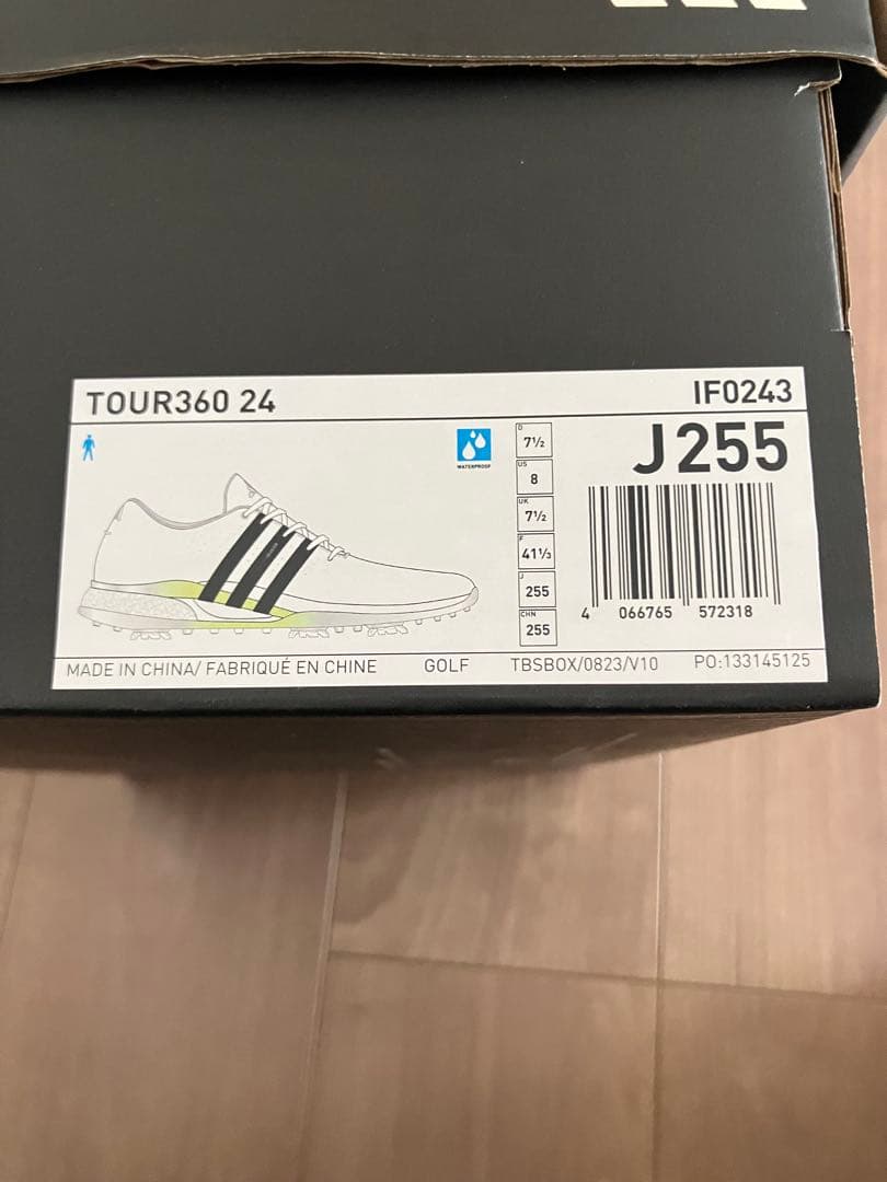 新品　未使用　アディダス　ツアー360 ゴルフ　スパイク　26cm MDK77