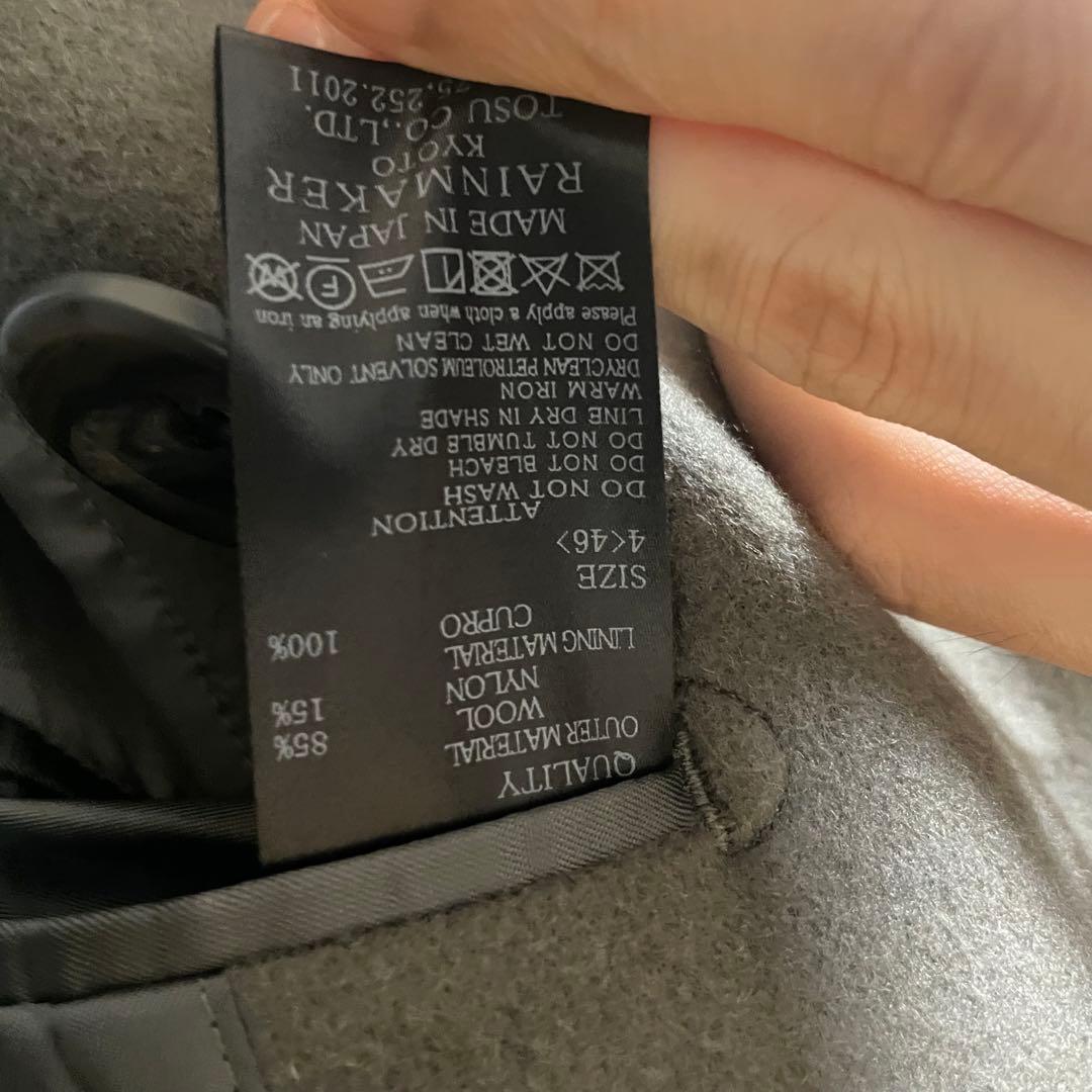 ジャケット・アウター RAINMAKER WRAP COAT /STEEL4