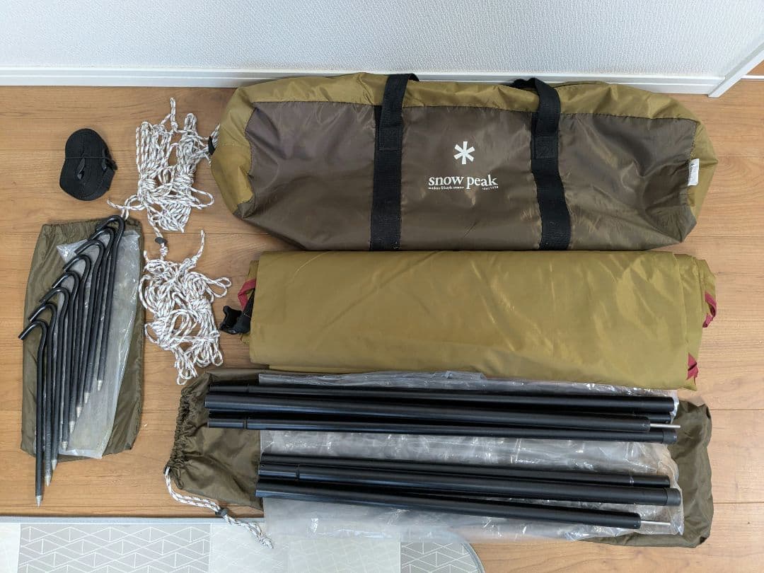 【未使用品】スノーピーク　ヘキサタープL　エントリーパックTT