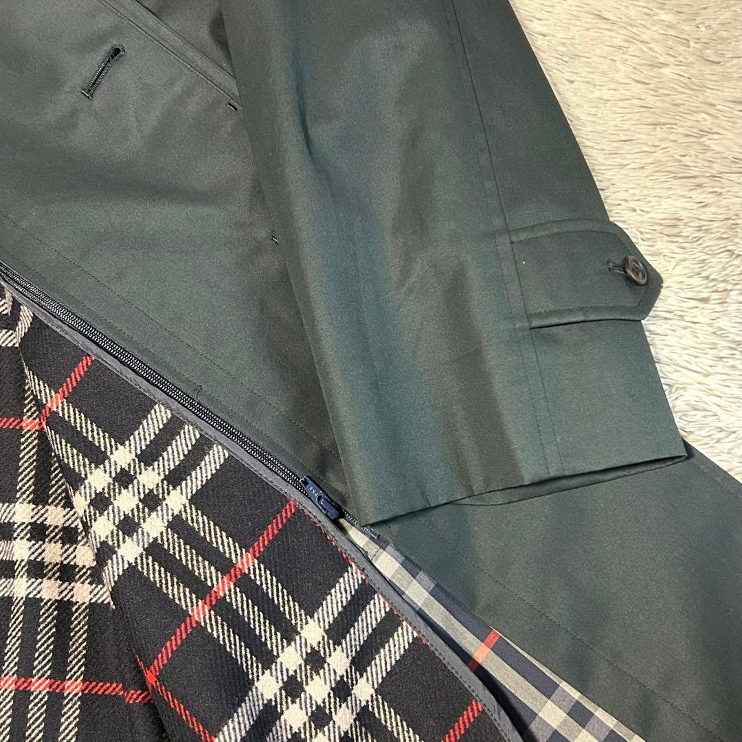 BURBERRY バーバリー　ステンカラーコート　ライナー付き　ノバチェック　M