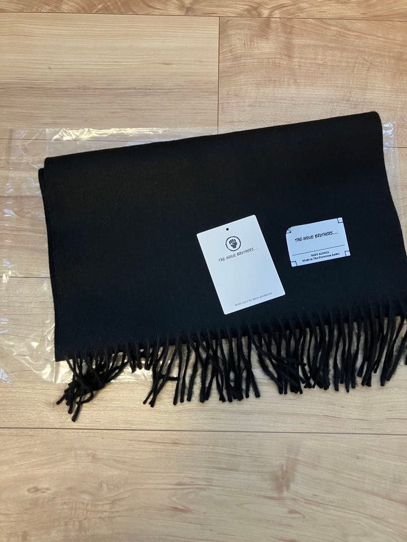 THE INOUE BROTHERS / アルパカ ソリッドマフラー ブラック