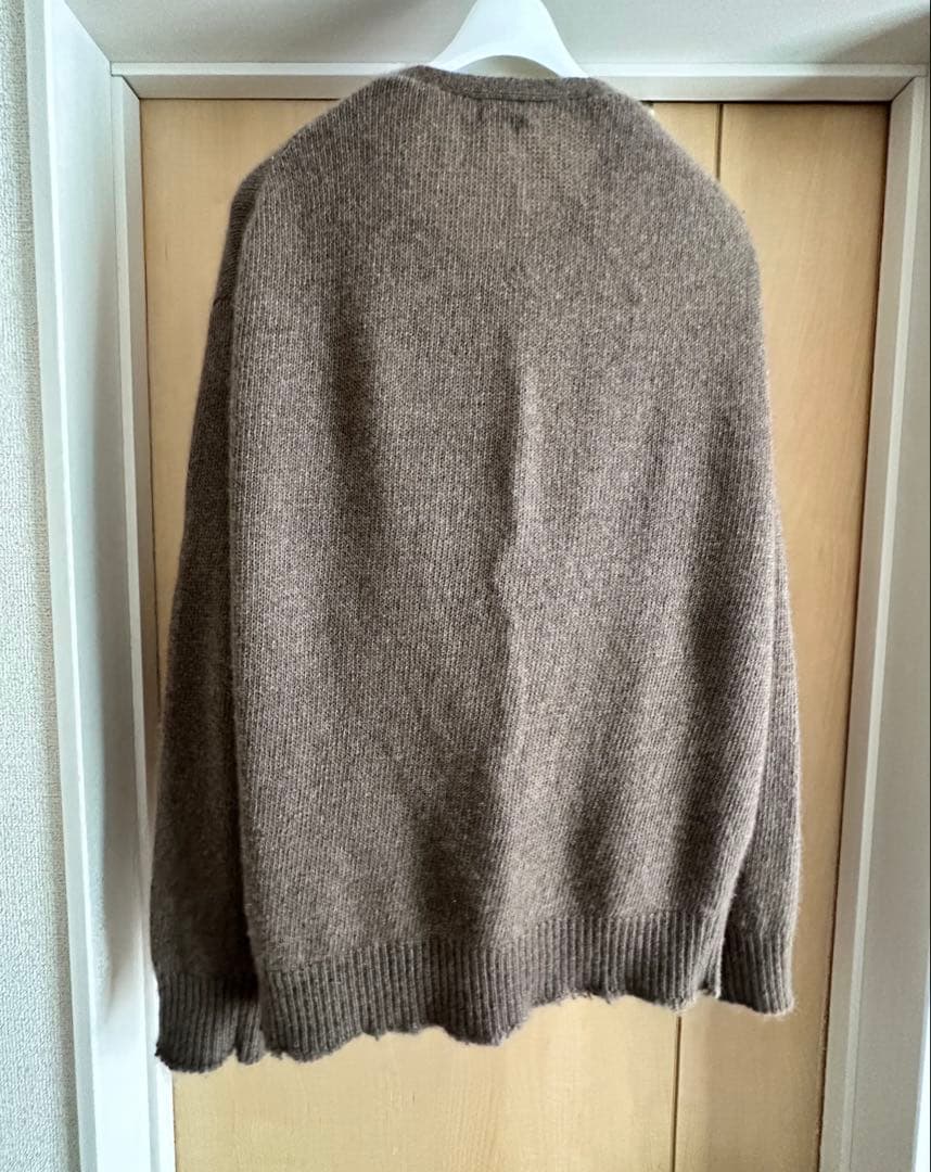 MAATEE&SONS カシミヤミンク LOOSE V SWEATER 24aw - メルカリ