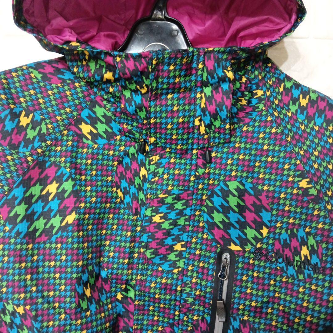 Columbia オムニテックスノーボードウェア カラフル幾何学模様　サイズM