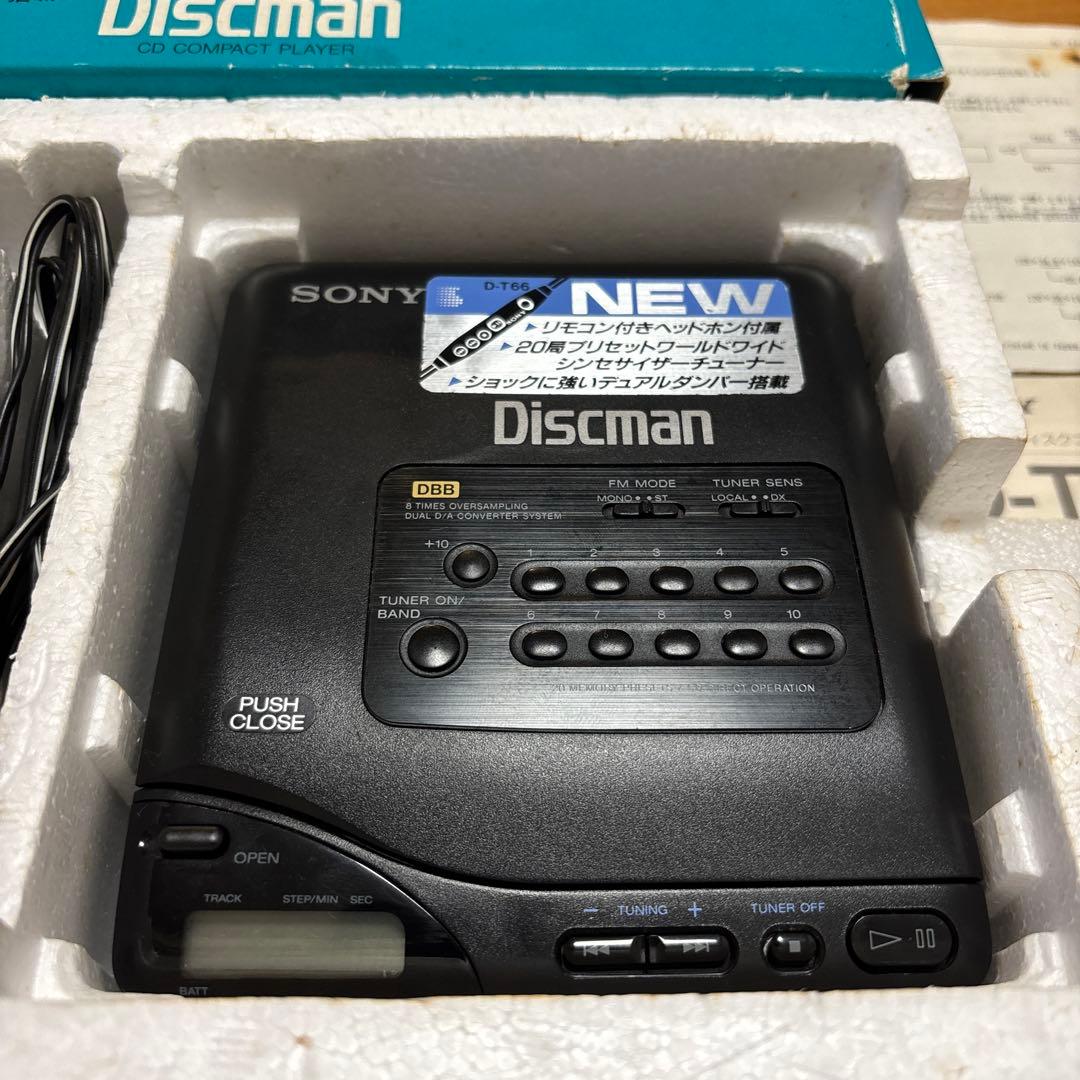 d*7様 SONY D-T66 Discman ポータブルCDプレーヤー　ジャン