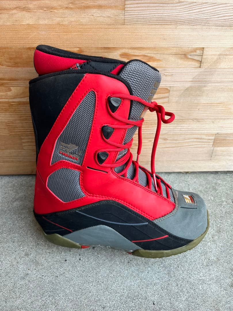 HEAD スノーボードブーツ レッド/グレー