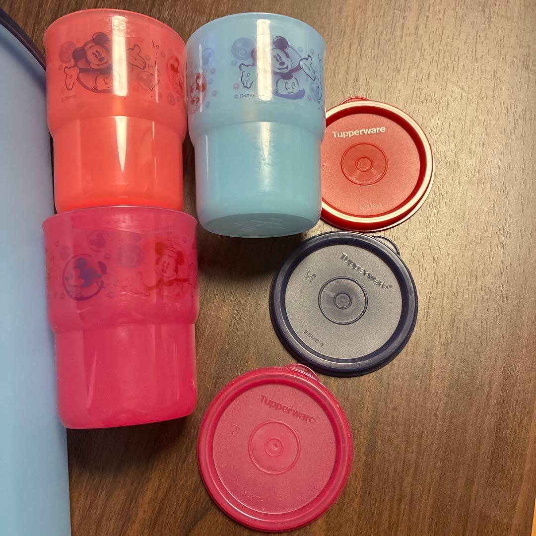 タッパーウェアとディズニーのコラボ⭐︎ミッキー 2Lボトルとタンブラー未使用箱入り