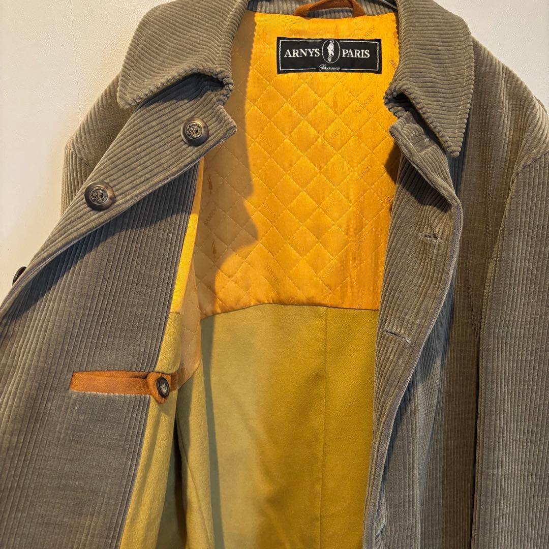 アルニス Cornac コルナック コーデュロイ ジャケットトープ グレー48