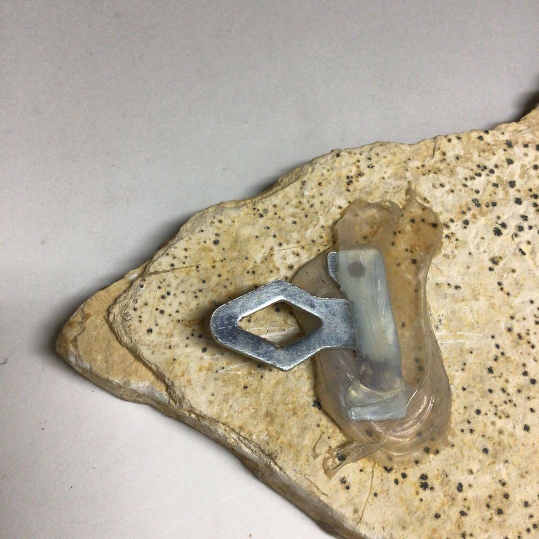 ★ロシア正教 古代のキリスト肖像画の石片 イコン 石画