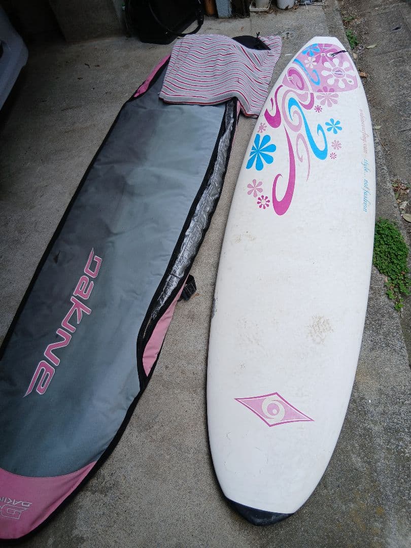 A*l様 DAKINE 花柄 BIGサーフボード 7'0\"