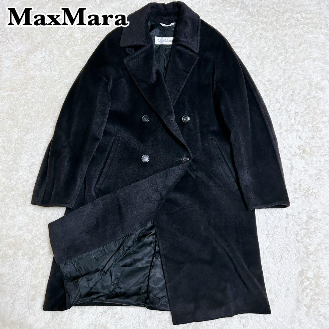 美品✨ マックスマーラ 白タグ ロングコート カシミヤ ダブル