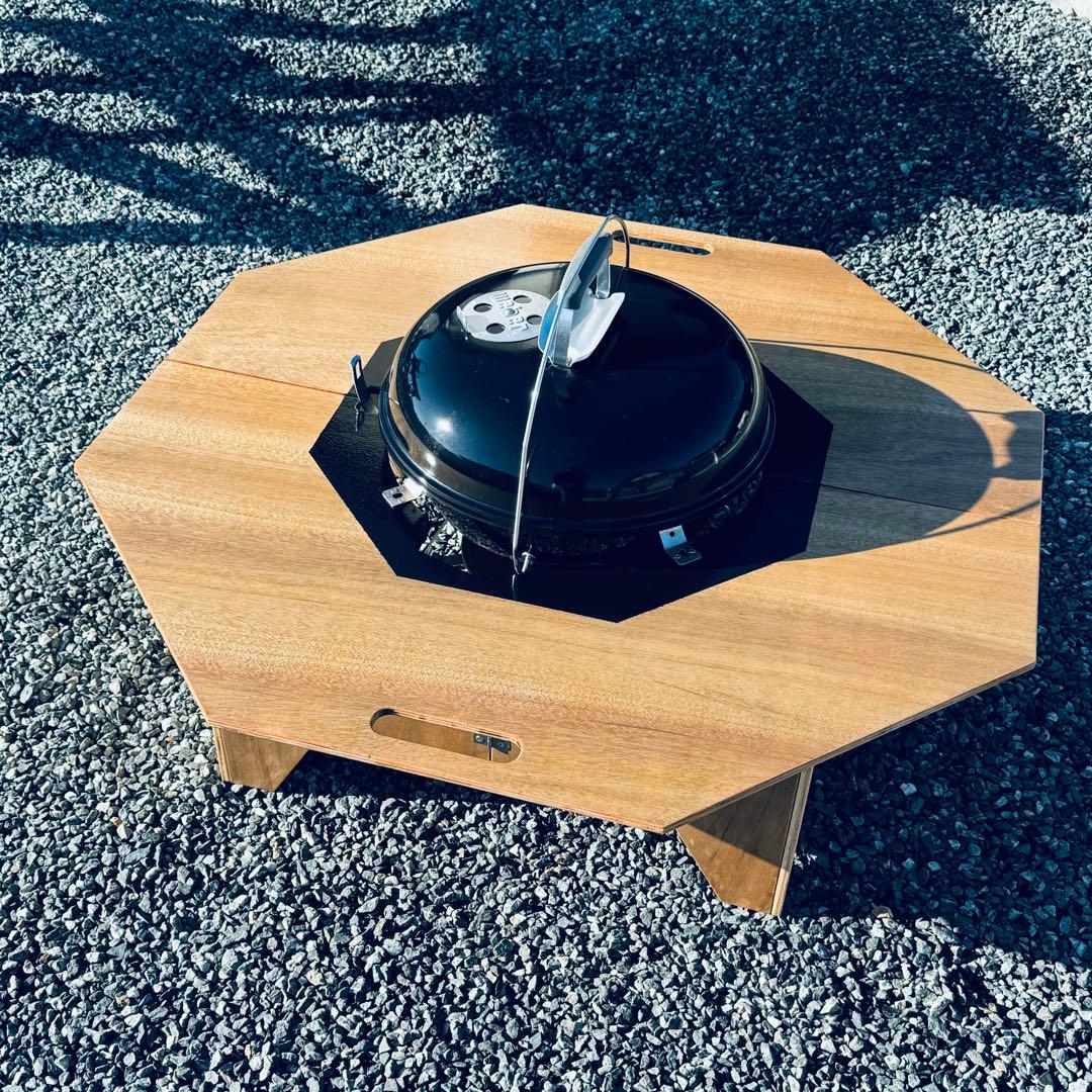 オクタゴンテーブル ※ウェーバーコンロ　ジャンボジョー47cm用　ヘキサテーブル