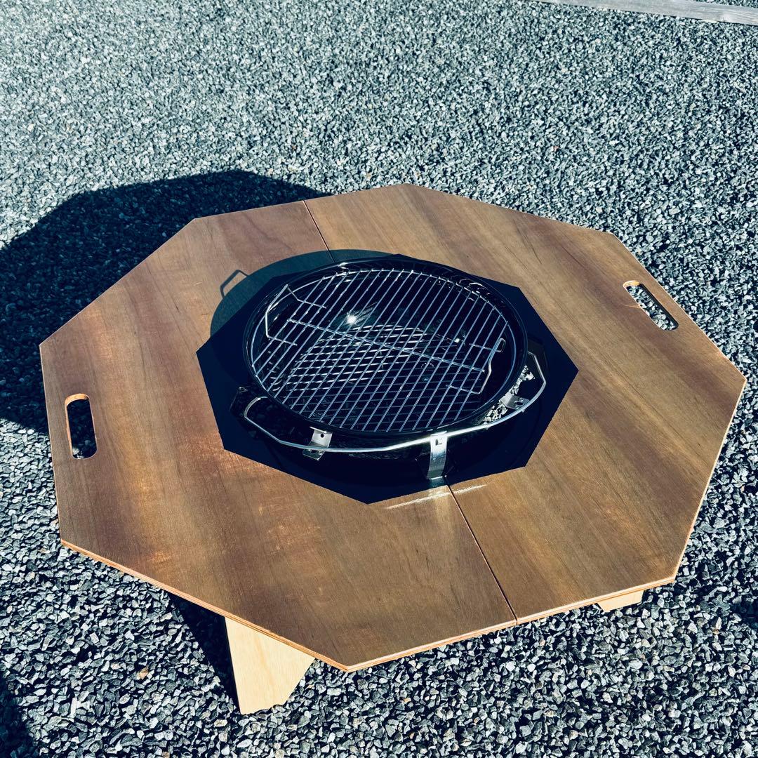 オクタゴンテーブル ※ウェーバーコンロ　ジャンボジョー47cm用　ヘキサテーブル