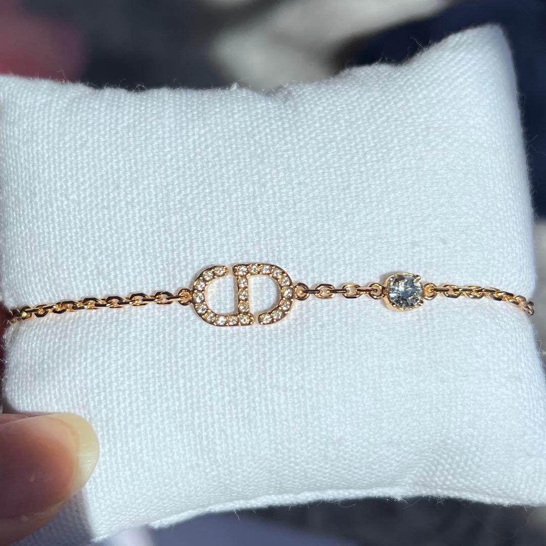 【新品・未使用】箱ありDior Petit CD Braceletゴールド