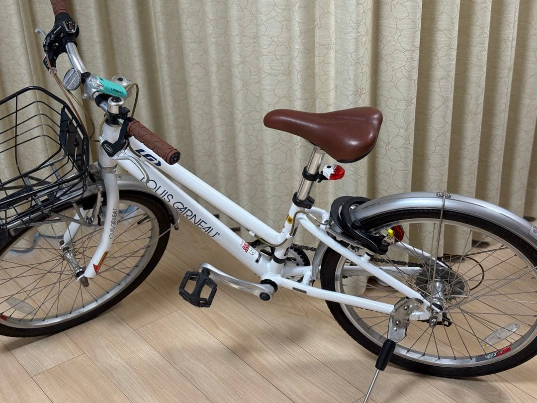 【22インチ子供用自転車 】ルイガノJ22 Plus ホワイト6段変速