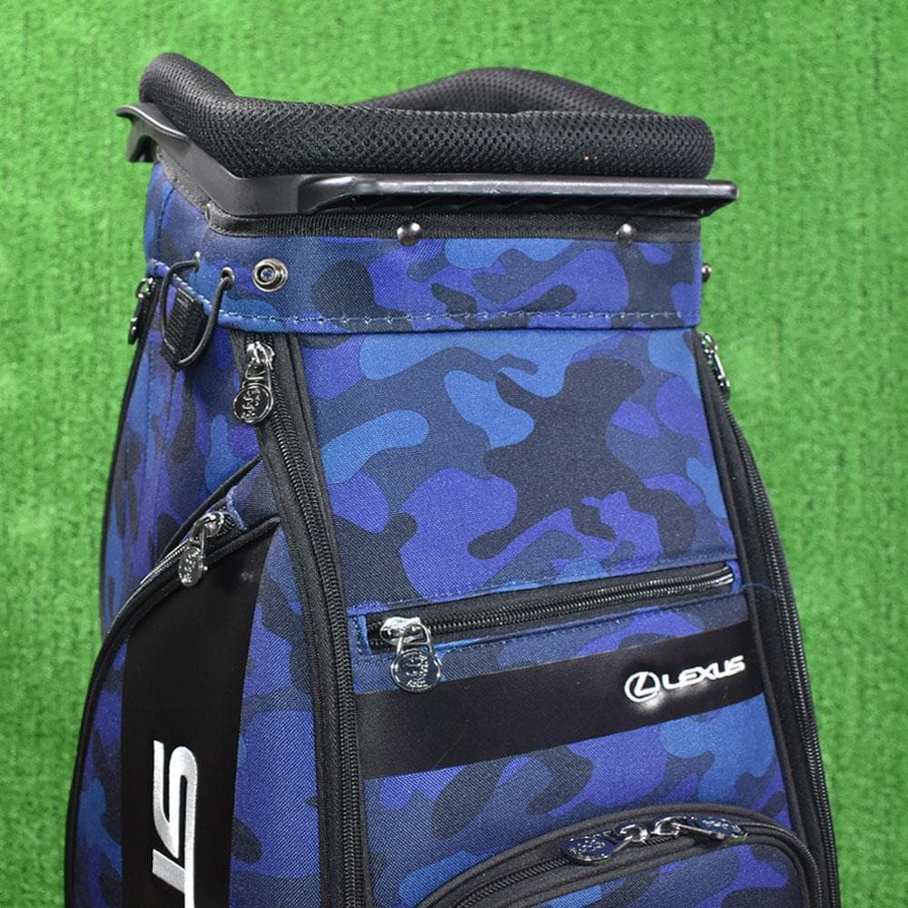LEXUS/レクサス ゴルフ キャディバッグ9型【ブルーカモ】美品！