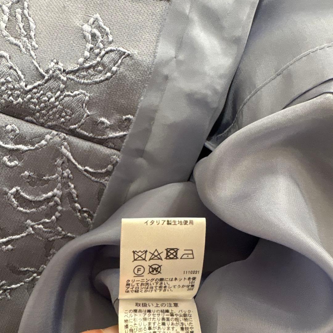 La Festa chic｜シルク混ロングワンピース 定価約20万　新品タグ付