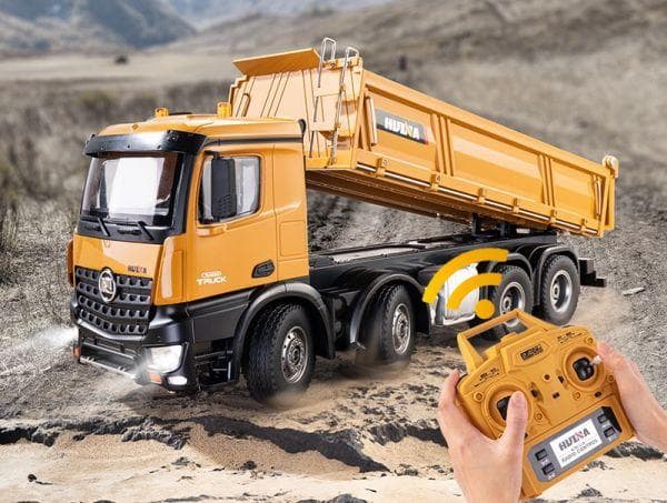 大型ダンプカーラジコン Huina 1536 4軸 8輪 1/14 2.4G