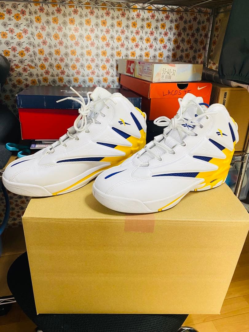 A*a様 リーボック ニック ヴァン エクセルの爆発 レイカーズのカラーウェイ