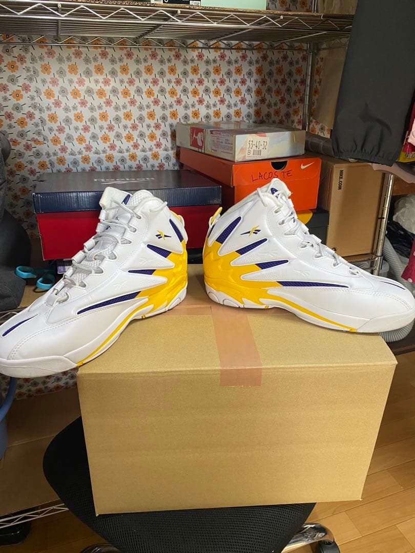 A*a様 リーボック ニック ヴァン エクセルの爆発 レイカーズのカラーウェイ