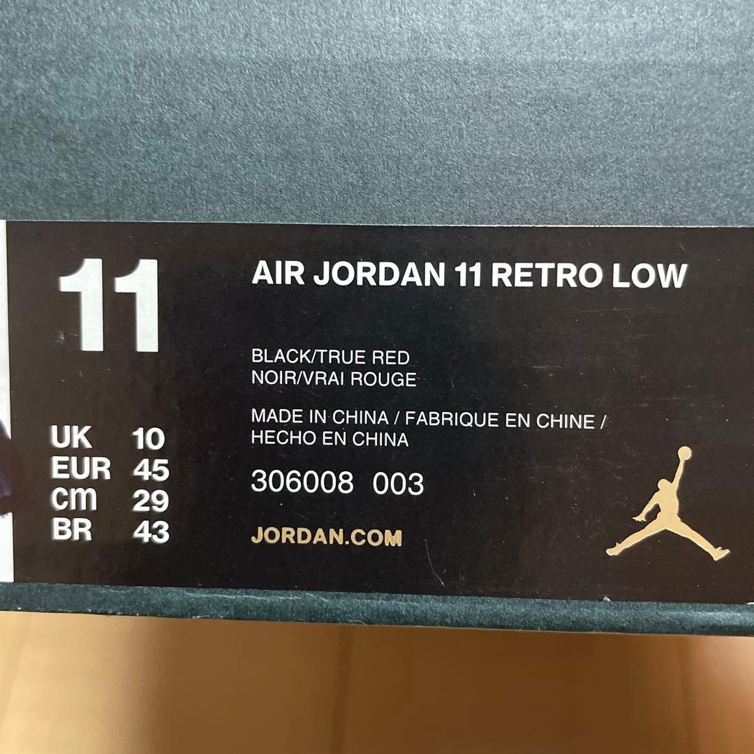 美品 NIKE エアジョーダン 11 low レフェリー 29cm