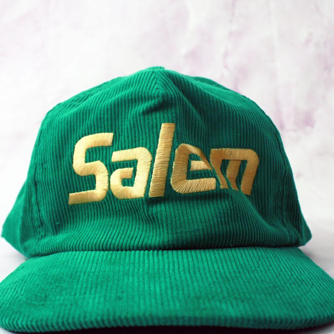 デッドストック SALEM セーラム トラッカーキャップ コーデュロイ タバコ