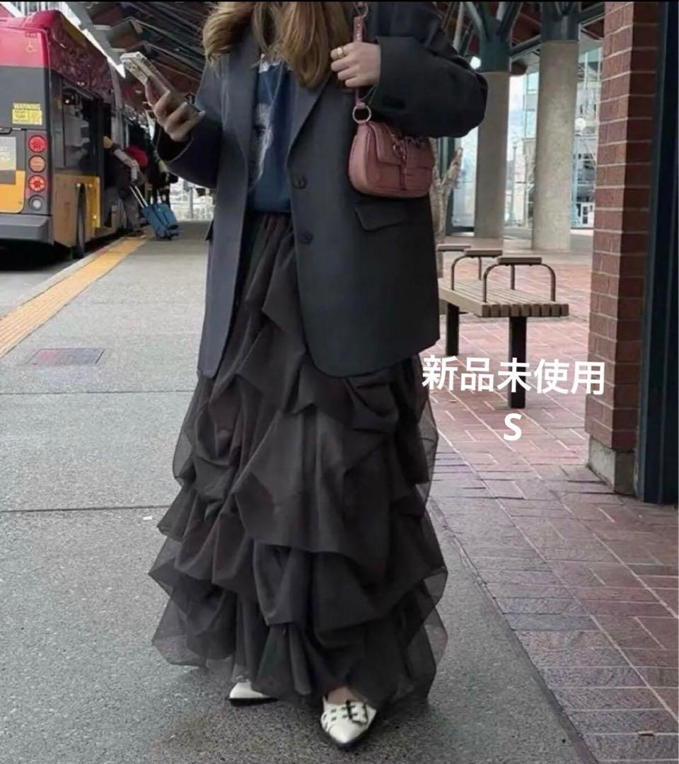 THE TOE Iris Tulle Skirt チュールスカート　s