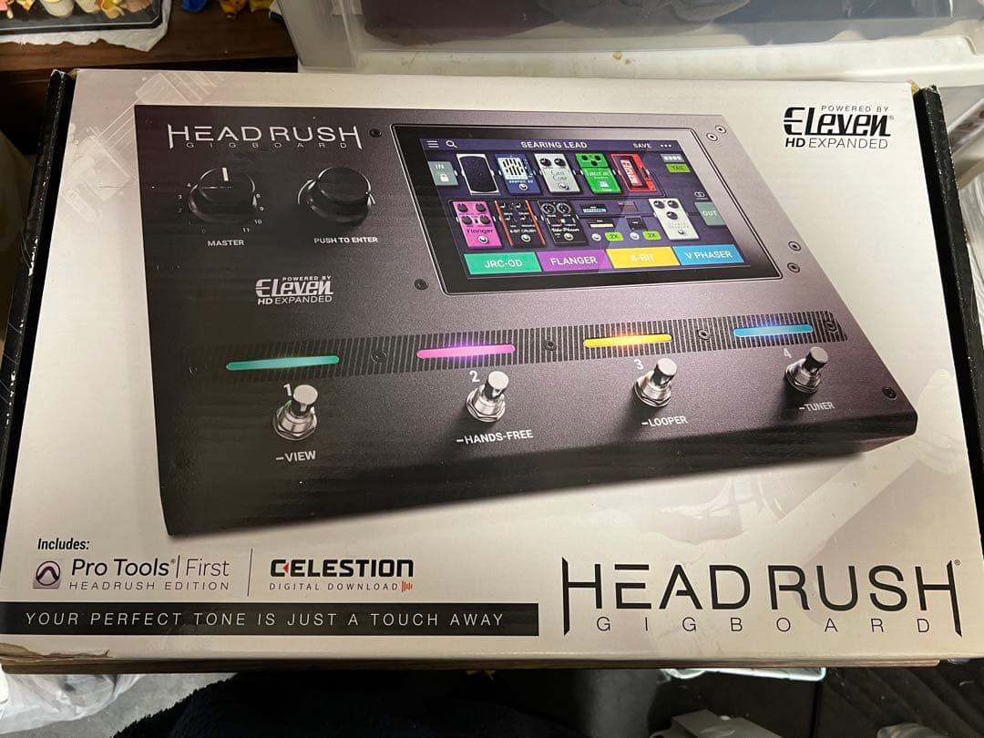 即配送　HEADRUSH GIGBOARD 箱電源ケーブル付き