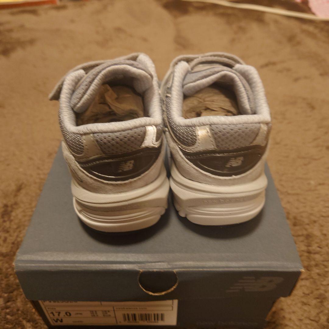 キッズ用　New Balance 990V6 スニーカー 17.0cm グレー