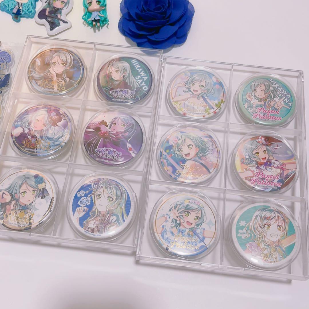 氷川紗夜 Roselia 氷川日菜 缶バッジ アクスタ グッズセット - メルカリ