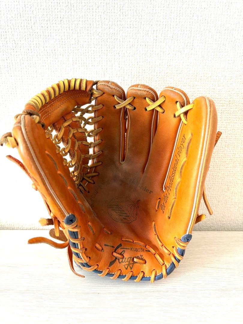 【美品良型】久保田スラッガー　オーダー　軟式グローブ　外野手用