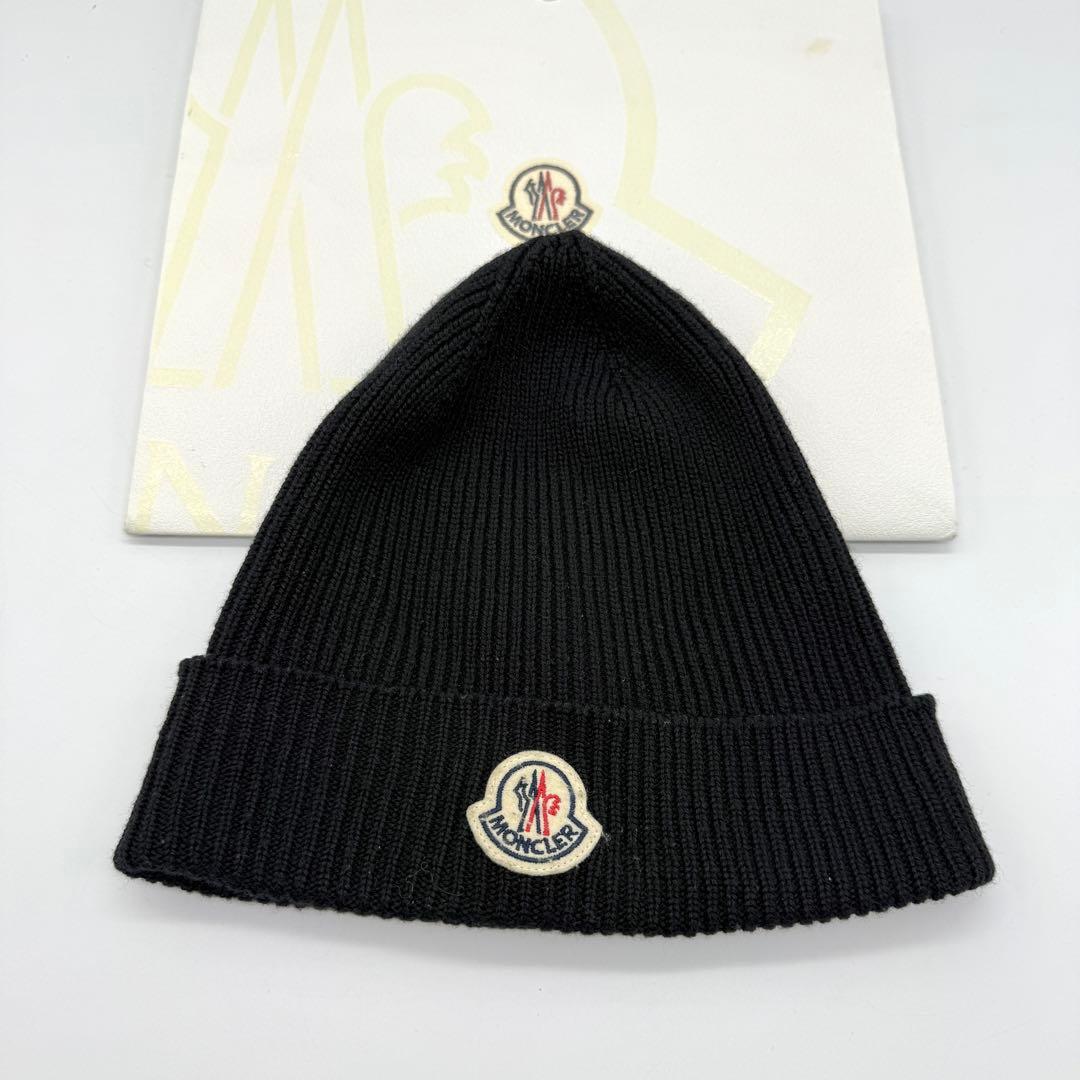 【美品】MONCLER モンクレール ニット帽 メンズ レディース