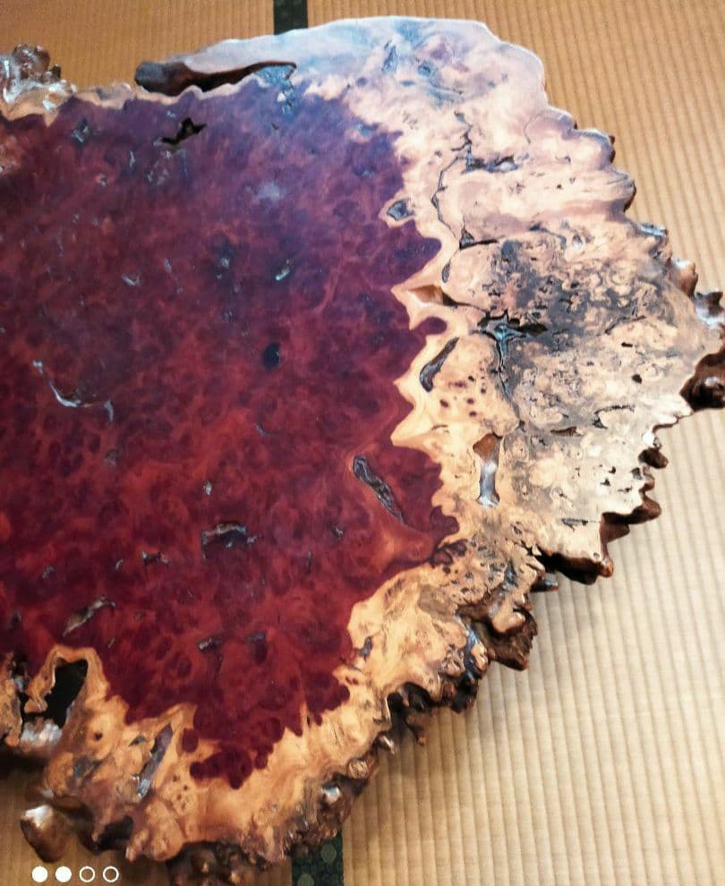 885一枚板　花梨座敷机　座卓　ローテーブル