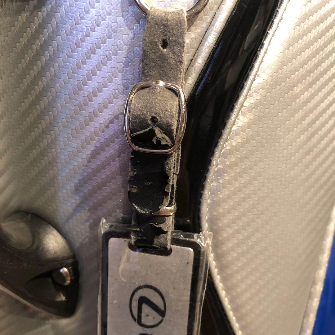 LEXUS　レクサス　キャディバッグ　5分割　ゴルフバッグ　シルバー　ロゴ