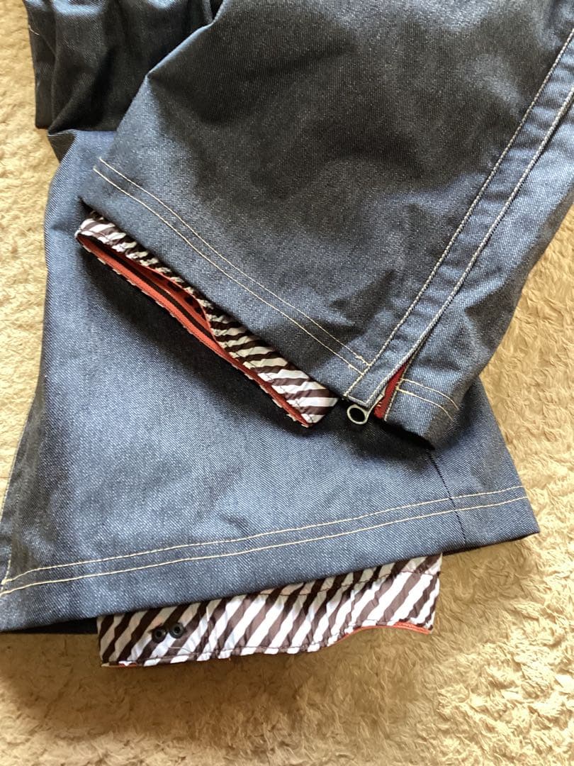 SISTA.JボーダーＸジーンズ風レディースＳスノボウェアスキーウェア