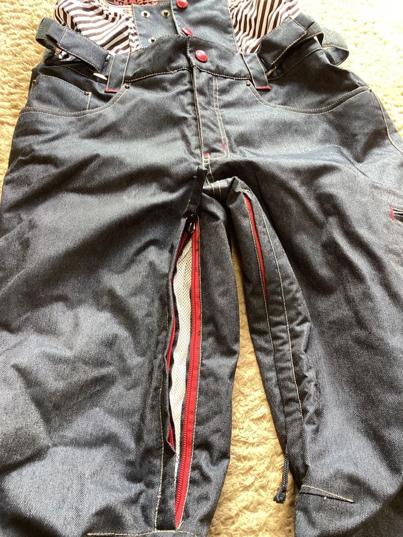 SISTA.JボーダーＸジーンズ風レディースＳスノボウェアスキーウェア