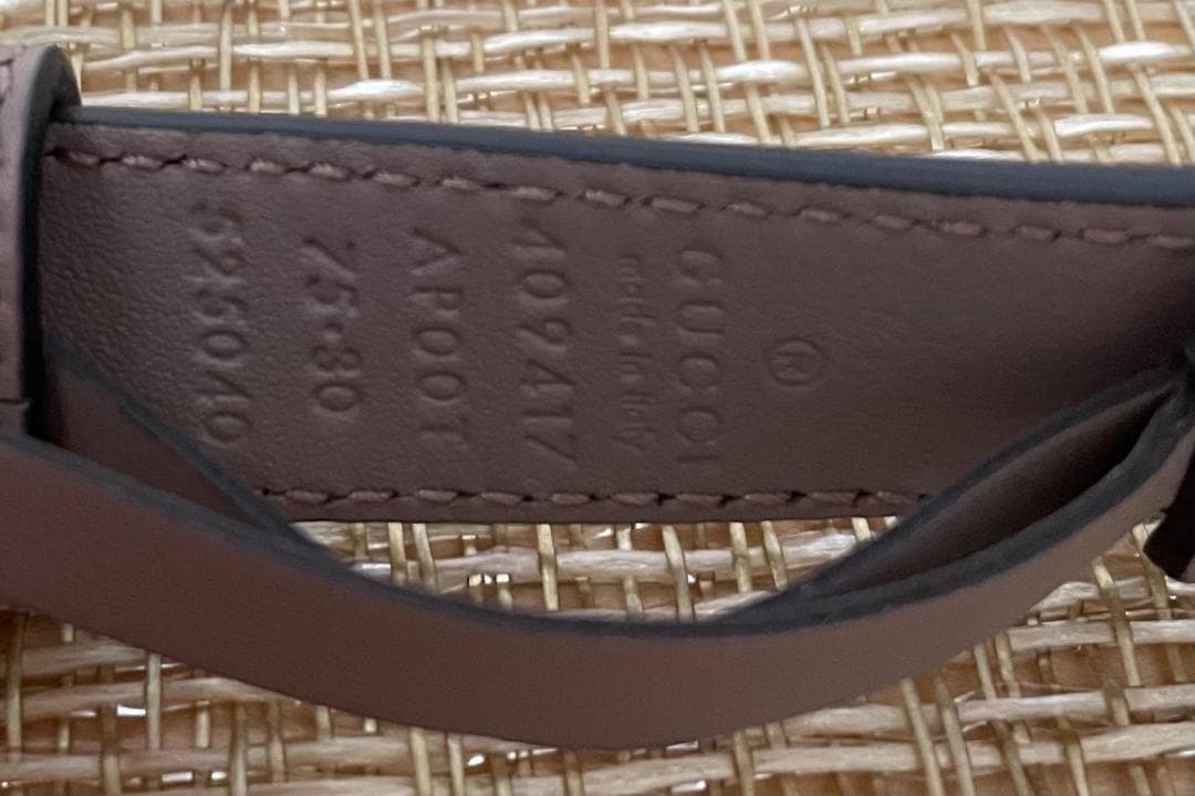 【未使用】GUCCI /ダブルG /スリムベルト /