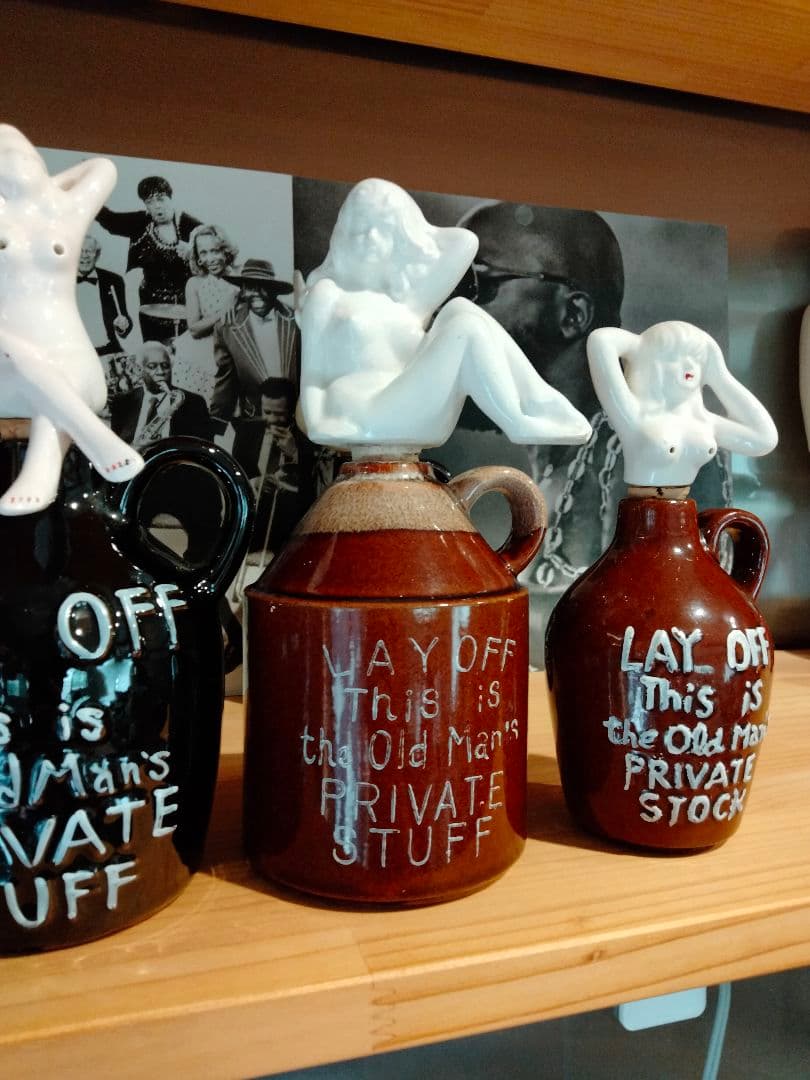 50s 　ピンナップ　デカンタ　エロ　　ビンテージ　layoff　茶 21