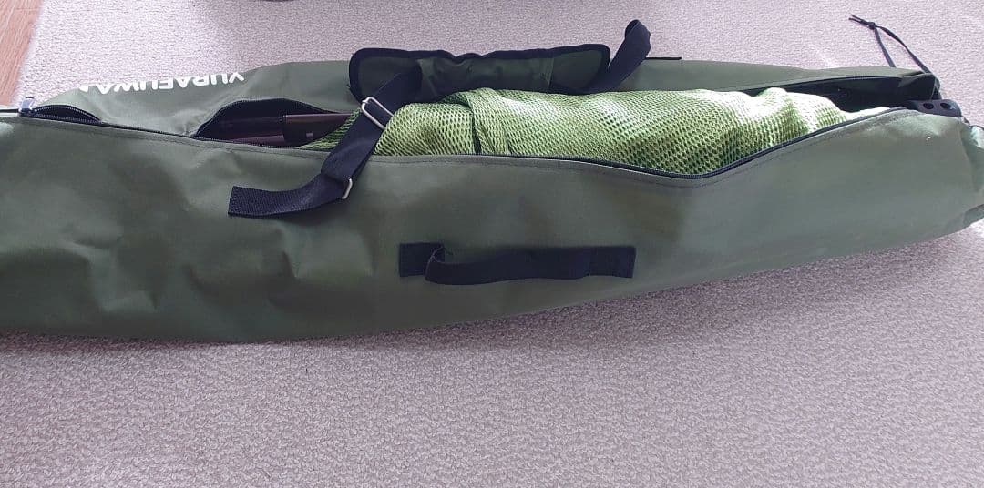 Susabi ポータブルハンモック ブラウン×モスグリーン×チェア