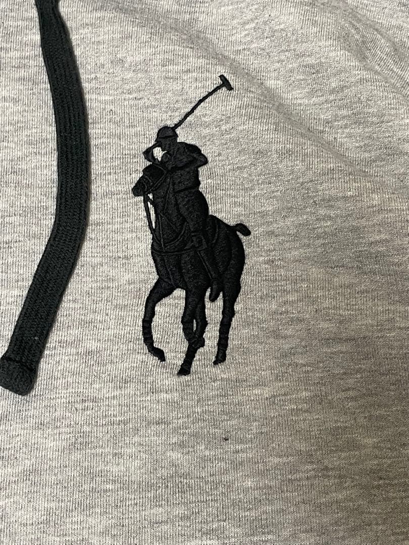 ポロラルフローレン フルジップパーカー ビッグポニー　刺繍　袖プリント