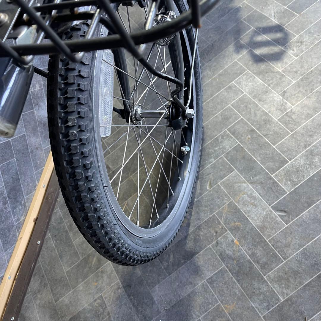 電動アシスト自転車 ブラック チャイルドシート付き