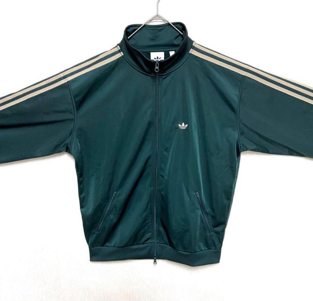 【常田大希着用‼️】adidasベッケンバウアージャージ 3XL ビッグ 緑 古着