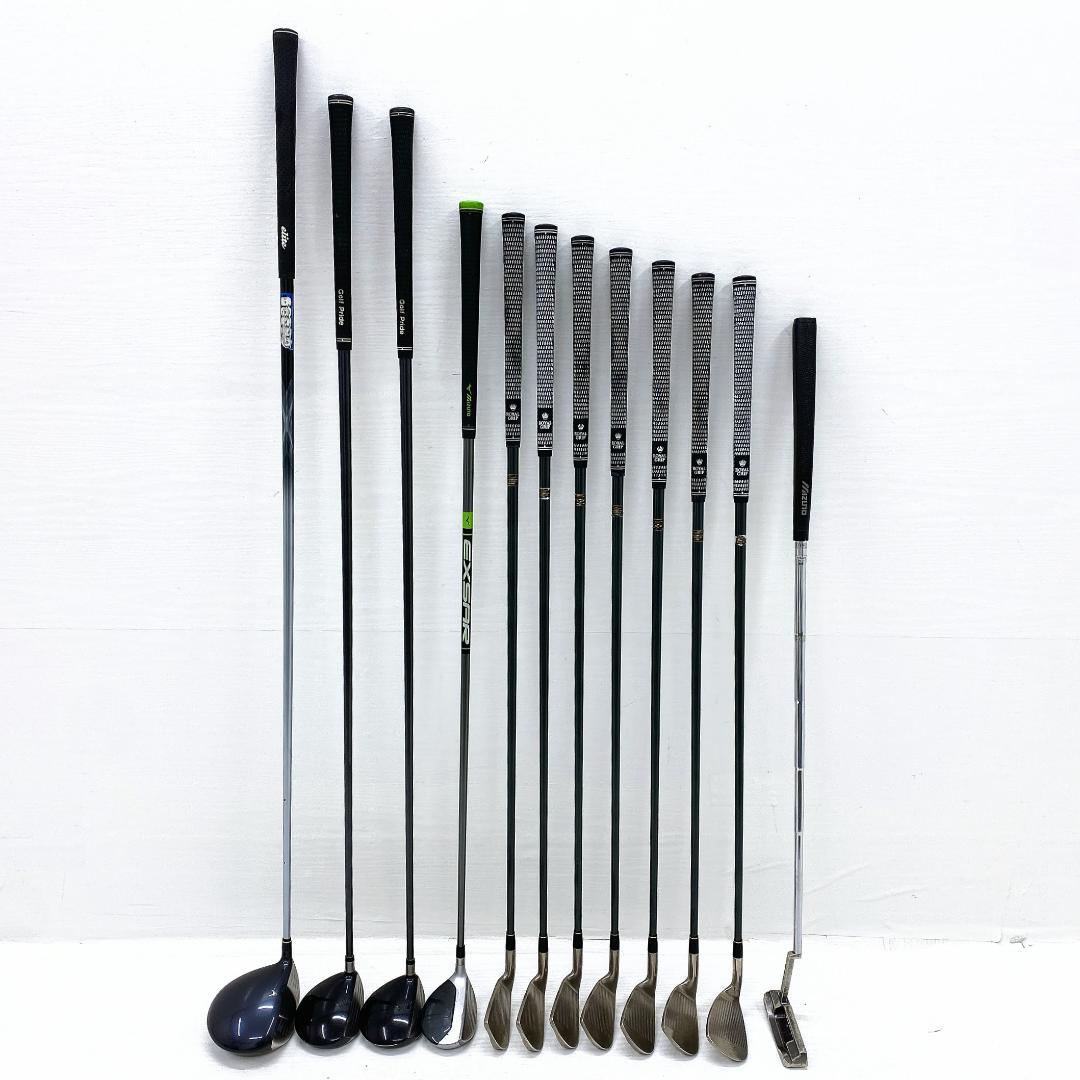 【格安‼】 MIZUNO ミズノ メンズ ゴルフクラブ 初心者セット 12本 R