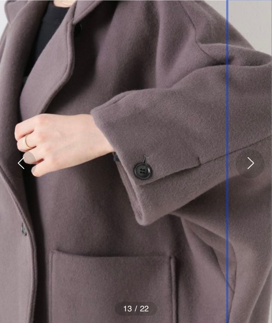 SLOBE IENA 未使用タグ付　フード付きポンチョ　コート