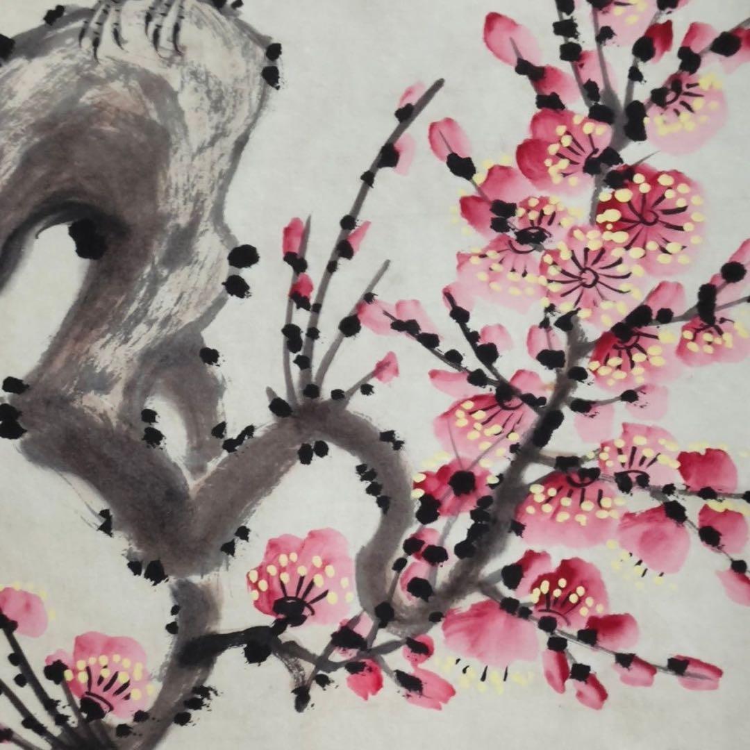 【12月限定価格】王雪涛《報喜図》中堂画｜掛け軸・実物撮影