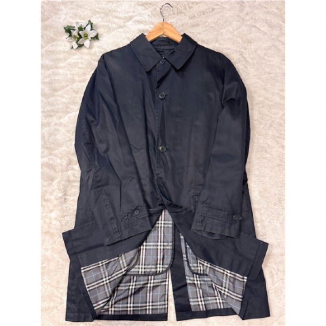 Burberry ブラックレーベル 2way ステンカラーコート ノバチェック