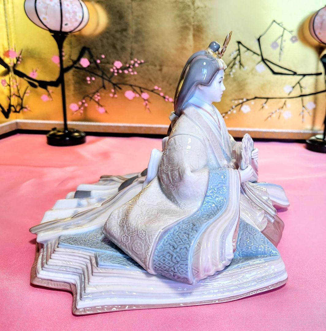 かえ二郎リヤドロ 《極美品》【親王飾り・お内裏様セット】　雛人形セット