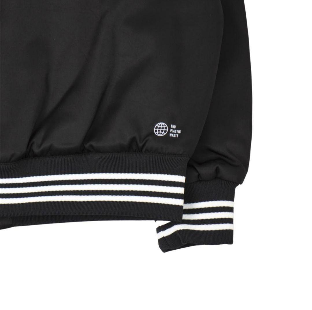 【新品】Bambi×adidas 黒★サテンボンバージャケット★中綿ジャケット