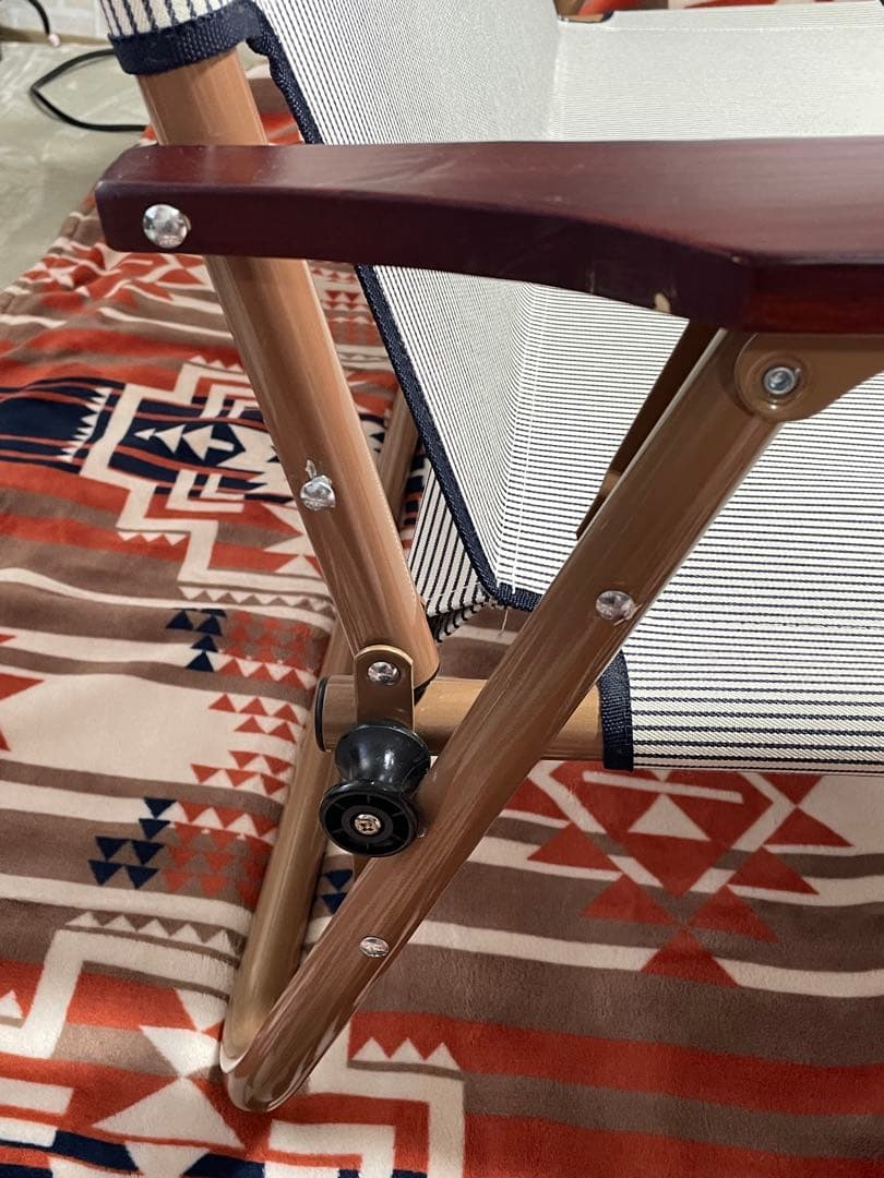 コールマン リラックスフォールディングベンチ ヒッコリー　廃盤レア　人気商品