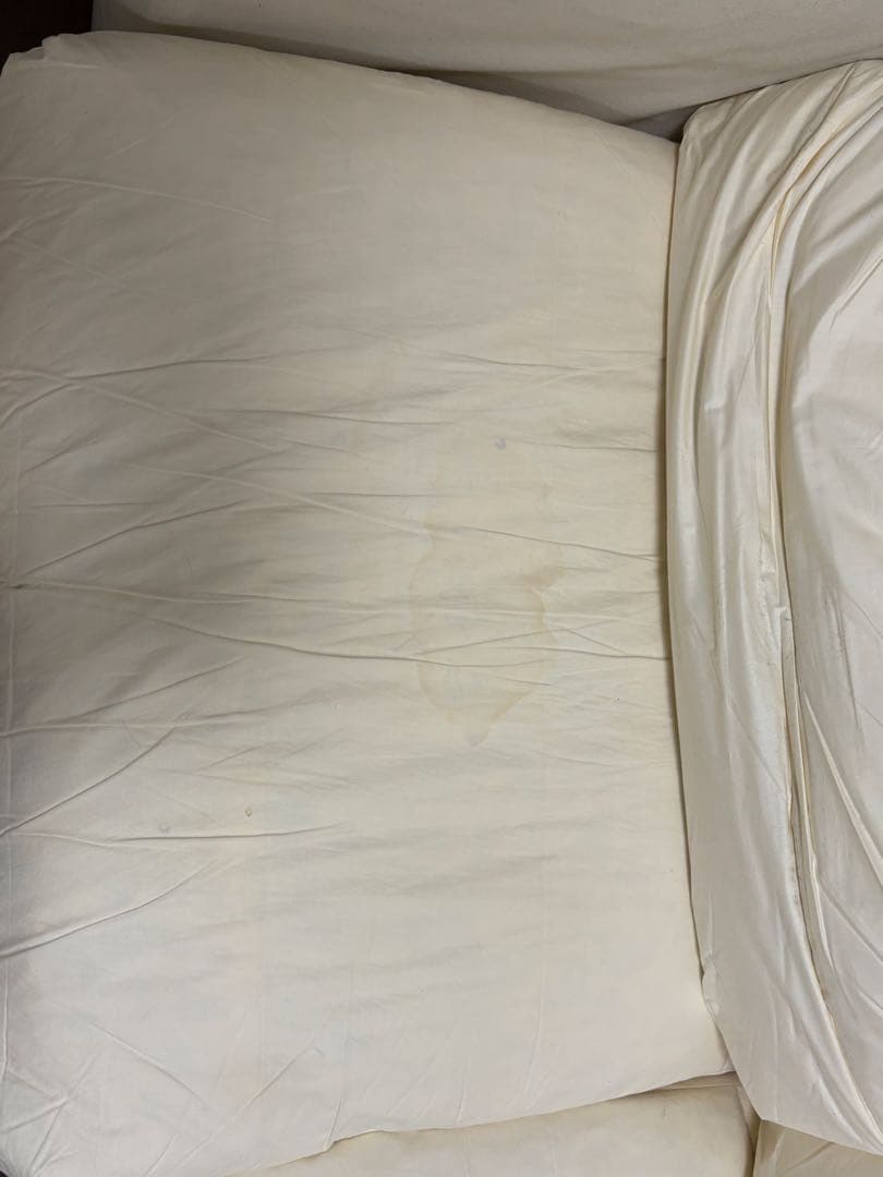 【最終値下げ】無印良品ソファ2.5シーター・フェザー・ポケットコイル・ハイバック